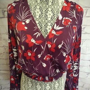 Guess floral blouse